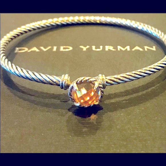 David Yurman Jewelry - David Yurman Bracelet with Morganite, Size M